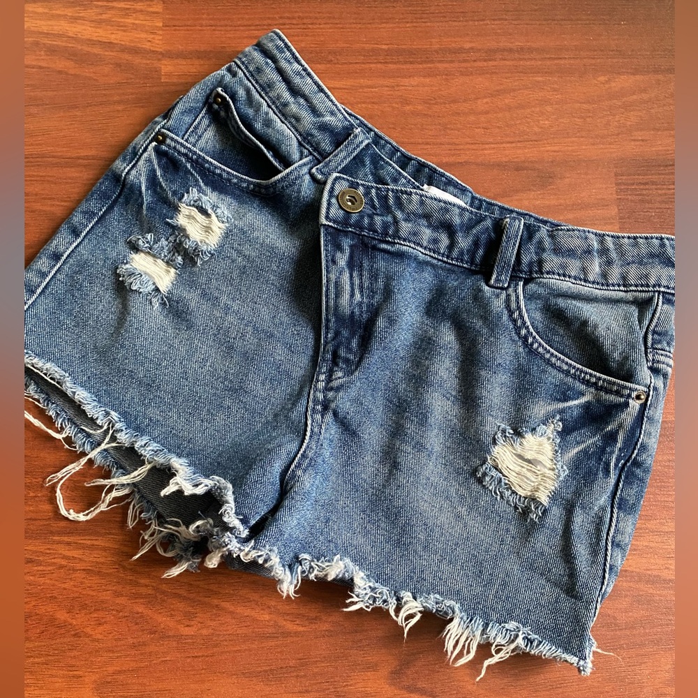 Reserved girls Light Blue jeans shorts US14/EU164